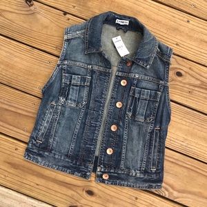 NWT Express Denim Vest